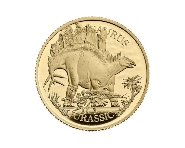 Dinosaurs: Iconic Specimens - Stegosaurus 1/4oz Proof